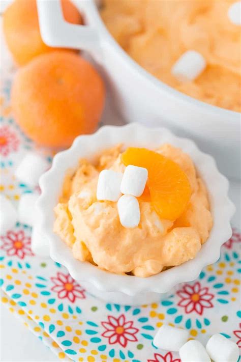 Creamsicle Orange Fluff Salad Recipe Fluff Desserts Jello Recipes