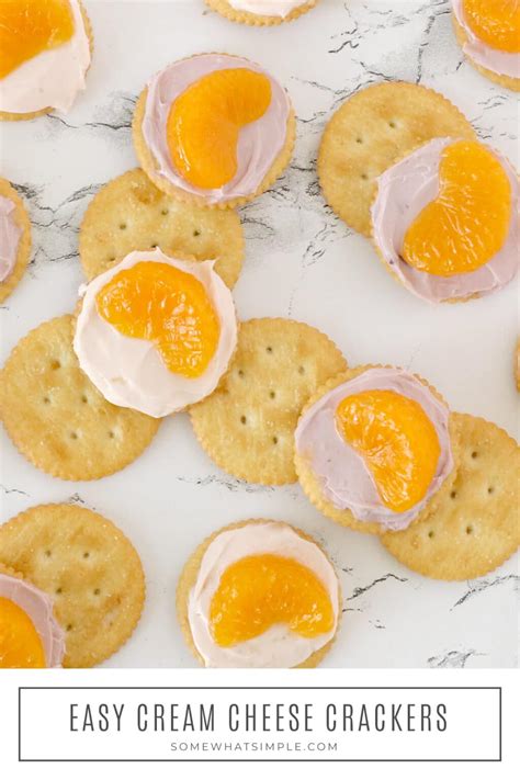 Easy Cream Cheese Cracker Snacks From Somewhat Simple