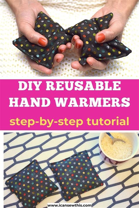 I Can Sew This Easy And Fun Sewing Projects Reusable Hand Warmers