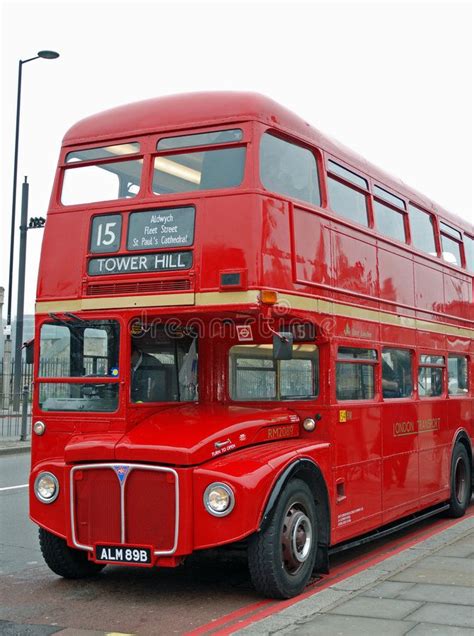 Classic London Bus Editorial Stock Photo Image Of People 8962523