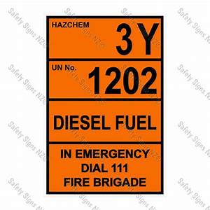 Cyo Hz08 3y 1202 Diesel Flash Point 60 Or Less Sign Best Signs
