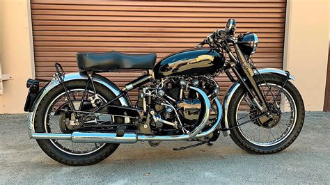 1953 Vincent Black Shadow Was Fast On The Road Now Is Fast To Snatch