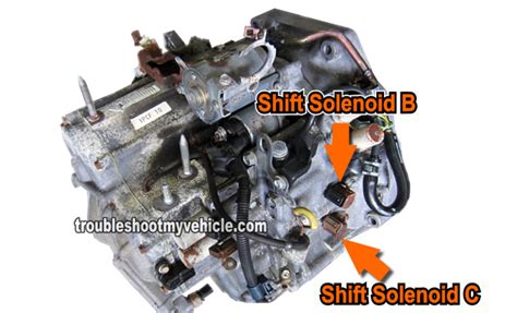 Part How To Test Shift Solenoid B And C Honda L L