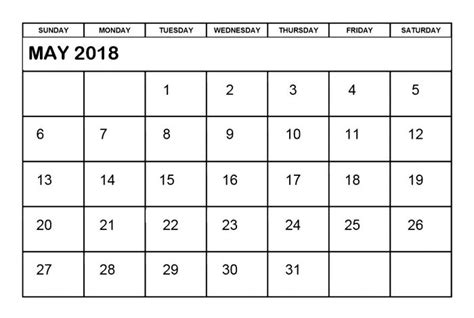 Unique Printable May Calendar Free Printable Calendar Monthly
