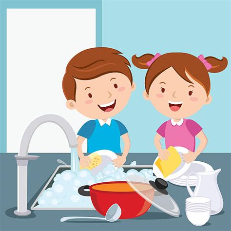 Onlinelabels Clip Art Washing Dishes Clip Art Library