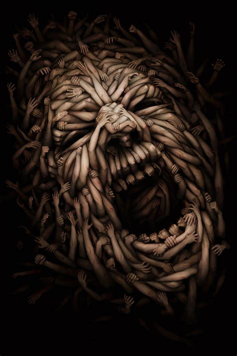 Screaming Human Painting Artwork Horror Face Hd Wallpaper