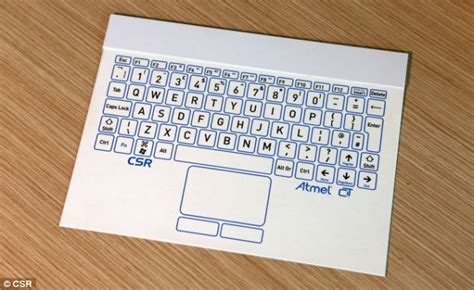 Worlds Slimmest Keyboard Is Paper Thin And Turns Any Area Into A