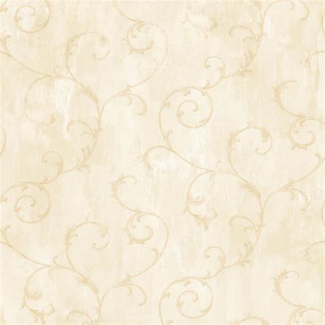 Mimosa Beige Scroll Wallpaper Wallpaper And Borders The Mural Store