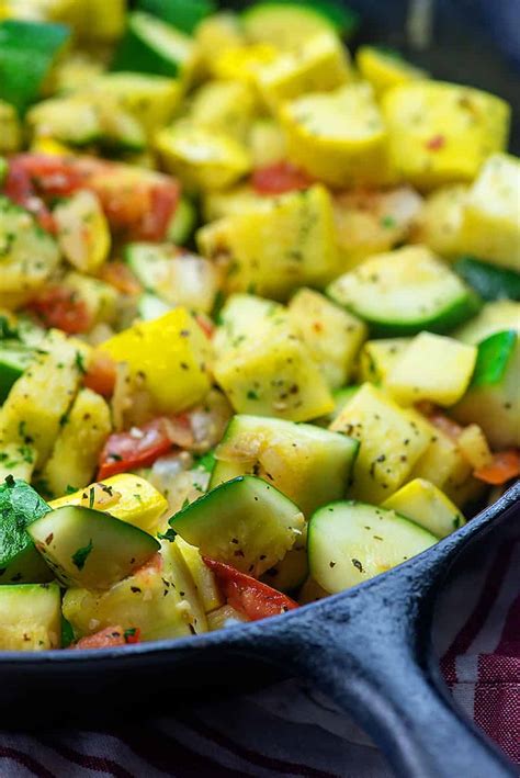 The Easiest Sauteed Zucchini And Squash Perfect Summer Side Dish