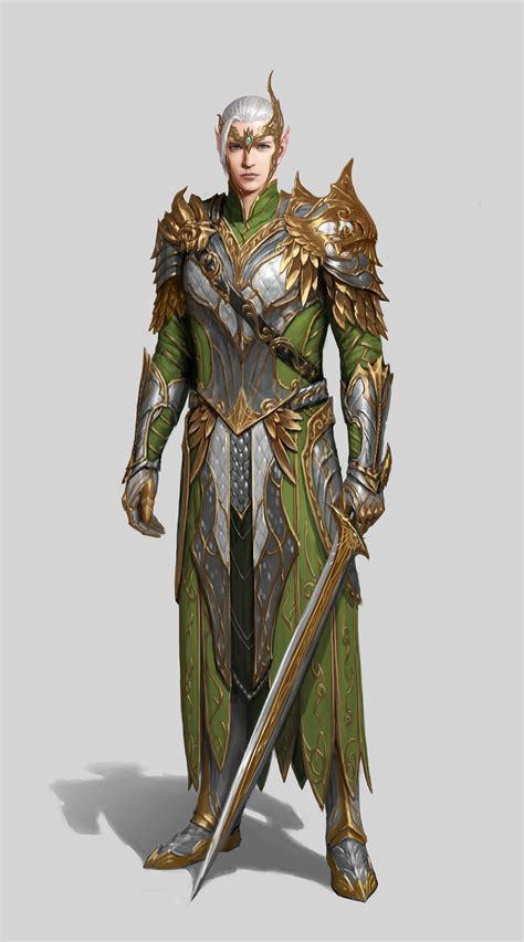 Artstation Elf Concept G D Song Elf Armor Dungeons And Dragons