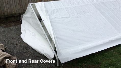 Includes pe floor mesh screen. King Canopy - Enclosed 10x20 - Heavy Duty - YouTube
