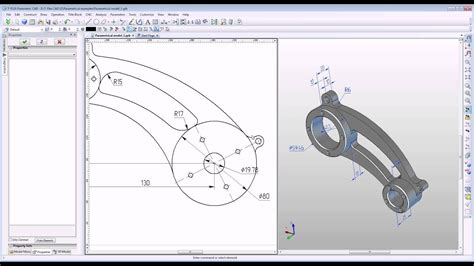 T Flex Cad 3d Model Control With Dimensional Drawing Youtube
