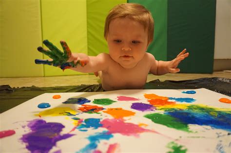 Developmental Activities For 8 Month Old Babies Body Painting Choice