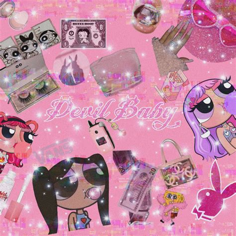 Images Boujee Pink Baddie Aesthetic Barbie Digital Art