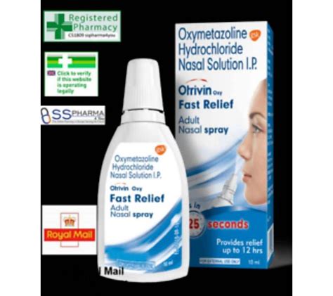 Otrivin Oxy Fast Felief Adult Nasal Spray 10ml Made In India