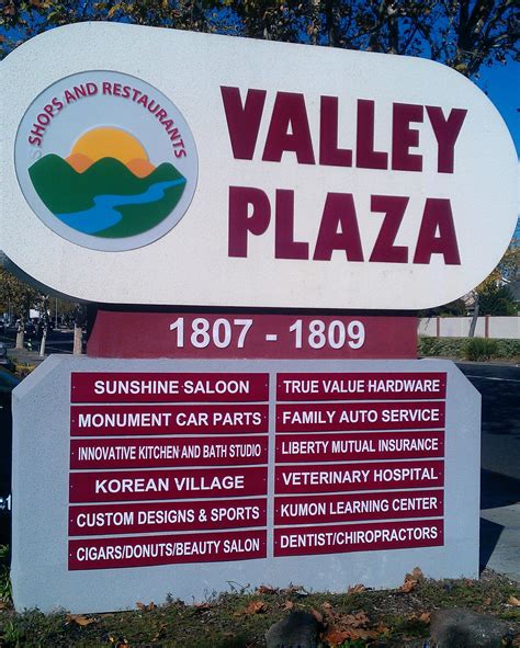 Exterior Marquee Sign Repair Project For Valley Plaza