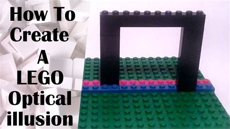 How To Create A Lego Optical Illusion Lego Tutorials Youtube