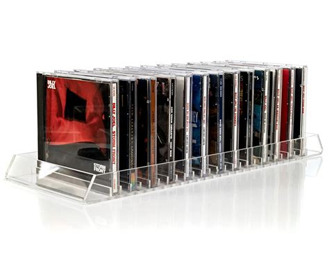 Buy Record Happy Cd Storage Holder Rack Display Clear Acrylic Compact