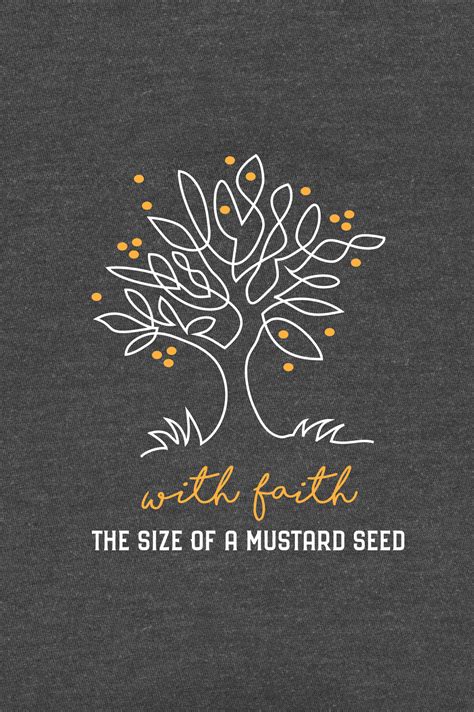 The Faith Of A Mustard Seed Welcome