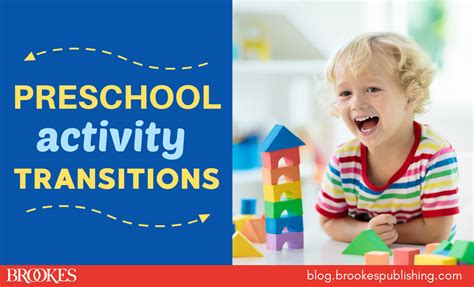 5 Ways To Support Smooth Transitions Between Preschool Activities