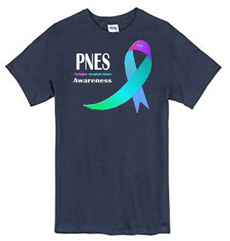 Pnes Psychogenic Non Epileptic Seizures Ribbon Awareness Custom