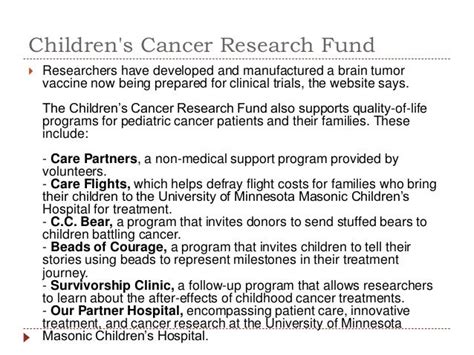 Executive Supports Childrens Cancer Research Fund