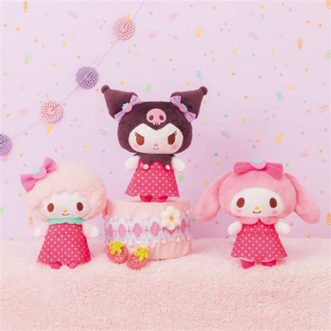 Strawberry Mix My Melody Strawberry News Plush