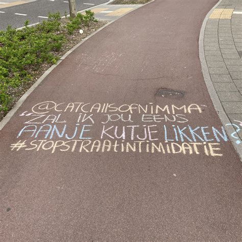 Fighting Street Harassment With Chalk Splijtstof