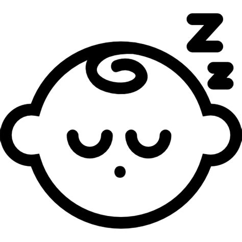 Sleeping Baby Free People Icons