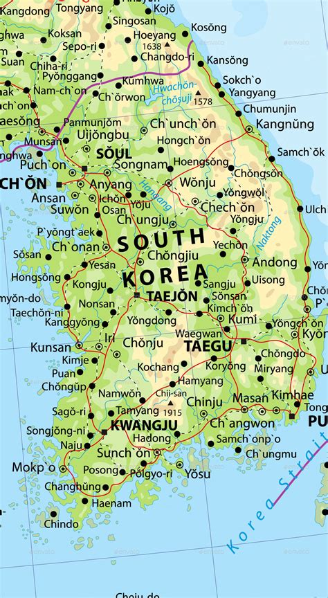 Korea Peninsula Maps