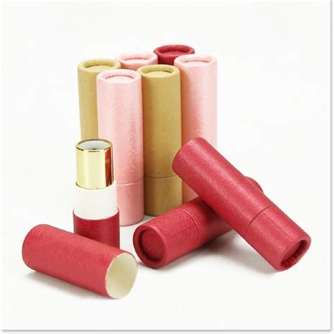 Empty Paper Lipstick Tubes Eco Friendly Lip Stick Containers Cardboard