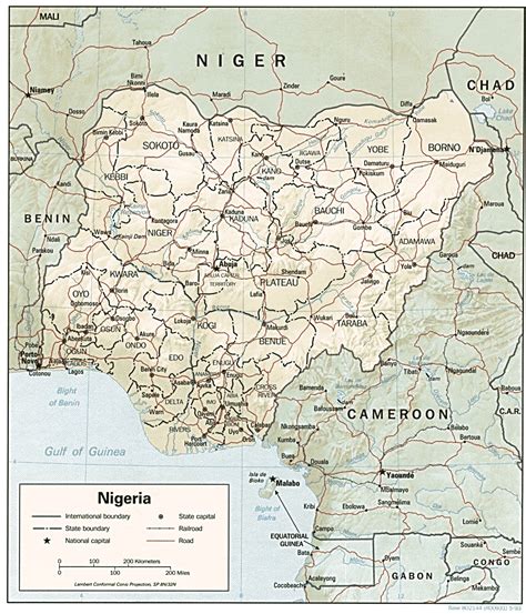 Maps Of Nigeria Flags Maps Economy Geography Climate Natural
