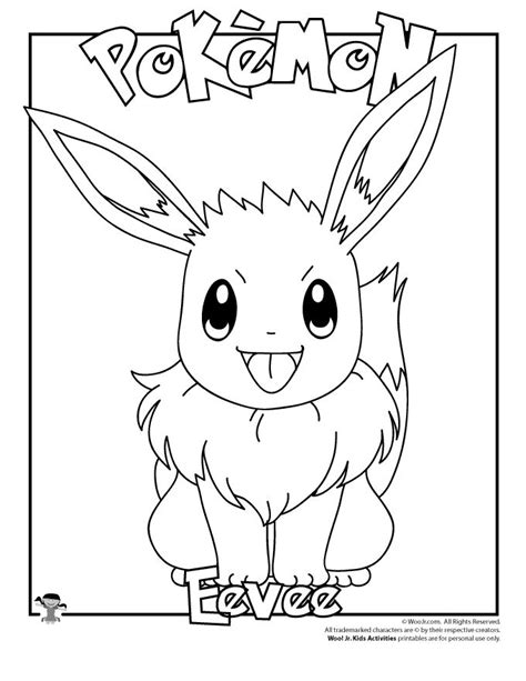 Wanted to do some solid coloring while relieving stress xd i decided to do pokemon gijinka xd sylveon was super adorable! Eevee Coloring Page | Woo! Jr. Kids Activities | Pokemon ...