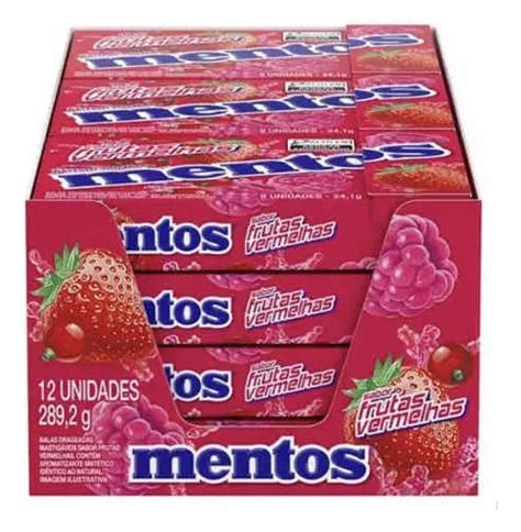 Bala Mentos Caixinha Slim Box Frutas Vermelhas Com 12 MercadoLivre