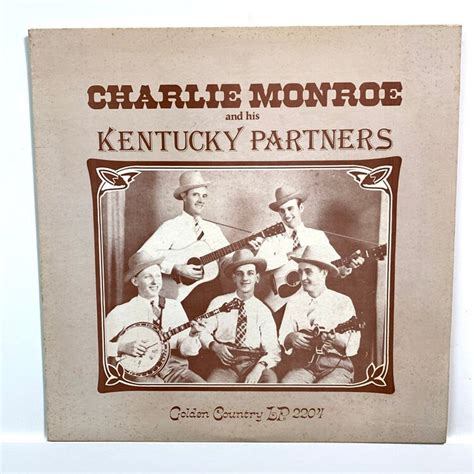 Charlie Monroe And His Kentucky Partners Vintage Vinyl Record Etsy
