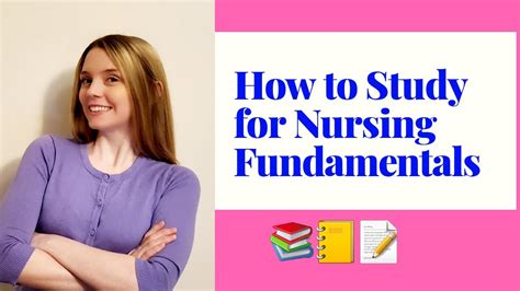 How To Study For Nursing Fundamentals Youtube