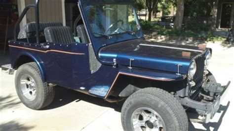 Purchase Used 1953 Willys Cj3a Custom Frame Off Rebuild No Reserve In