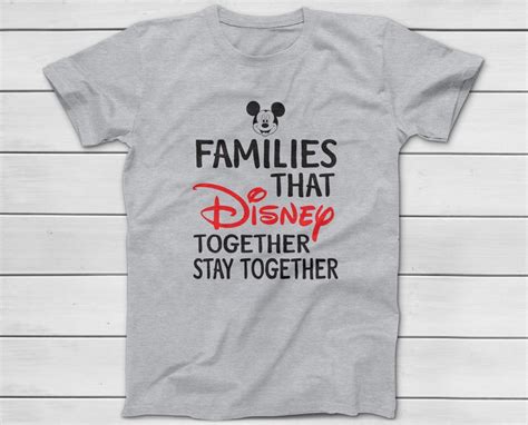 Families That Disney Together Stay Together T Shirt Disney Etsy
