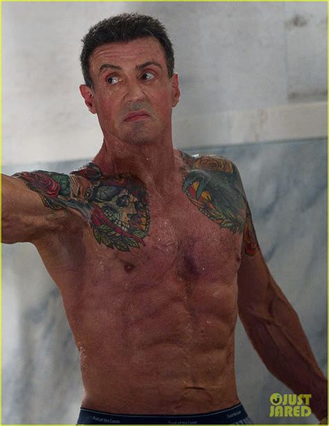Sylvester Stallone Shirtless For Bullet To The Head Sylvester Stallone Photo