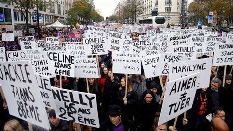 Tens Of Thousands March Against Gendered Violence In Paris 6abc