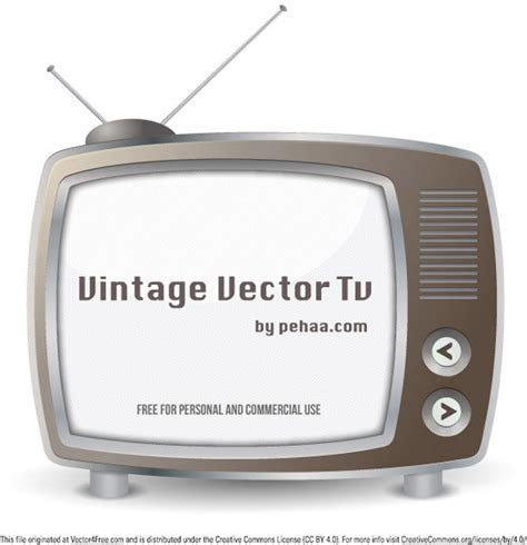 Vintage Vector Tv Vectors Graphic Art Designs In Editable Ai Eps Svg
