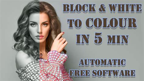 Auto Colorize Black White Photos With Free Software Youtube