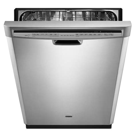 Maytag Jetclean 53 Decibel Front Control 24 In Built In Dishwasher