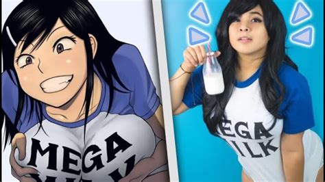 THE MEGA MILK CHALLENGE YouTube Play Cute Anime Big Boobs Min Cartoon Video FPornVideos Com