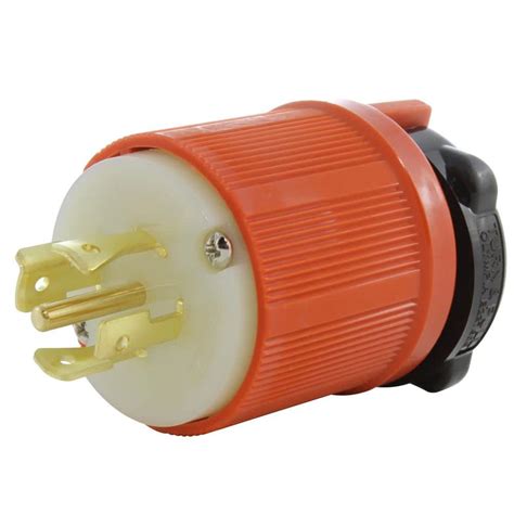 Ac Works Nema 20 Amp 3 Phase 120208 Volt 3py 5 Wire Locking Male Plug