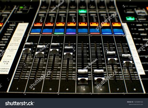 Digital Audio Mixing Board Used Professional库存照片1425889166 Shutterstock