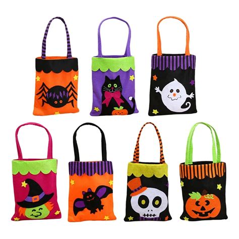 Buy Colorful Halloween Candy Bag T Bags Pumpkin
