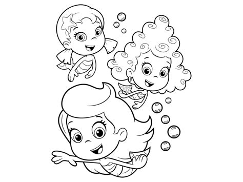Bubble Guppies Deema Coloring Coloring Pages