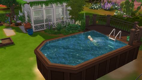 Sims 4 Backyard Ideas Pool Patio Area Ideas