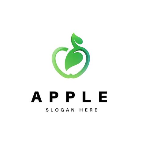 Premium Vector Apple And Leaf Logo Template